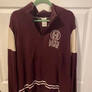 PINK Quarter Zip Sweatshirt